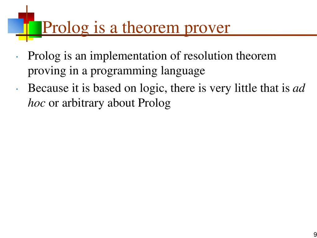 Prolog is a theorem prover