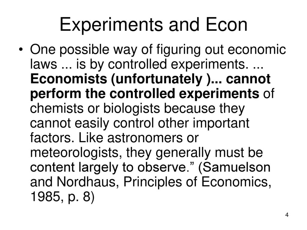 Economics 430/530 EXPERIMENTAL ECONOMICS Fall Ppt Download