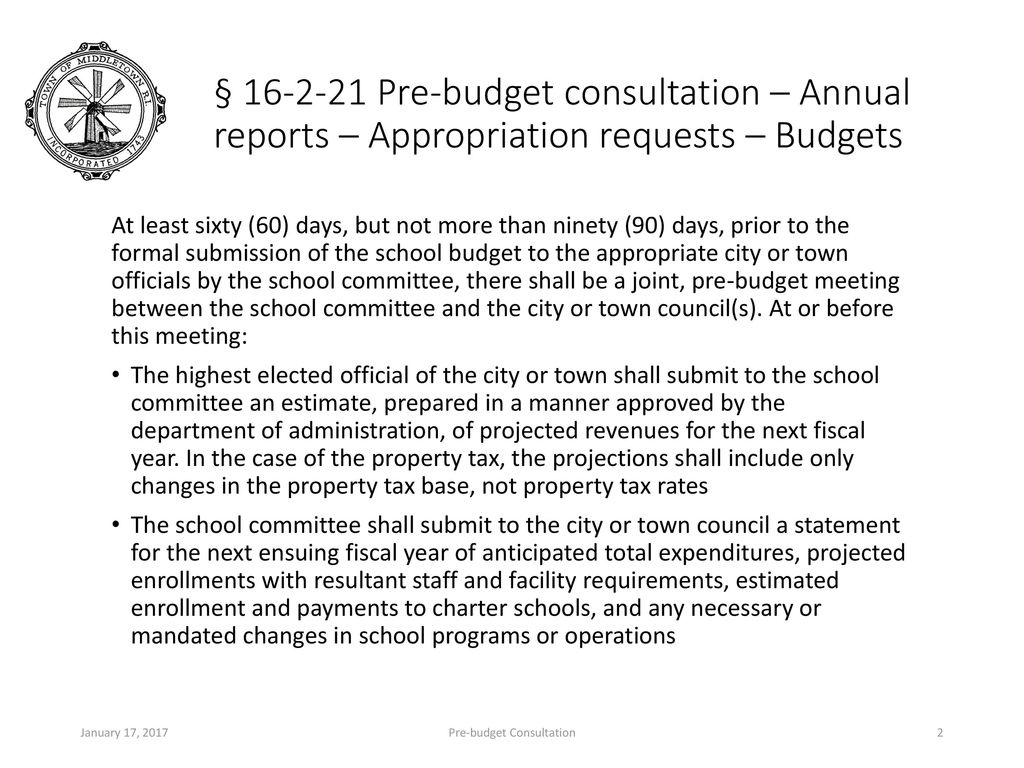 Pre budget consultation ppt download
