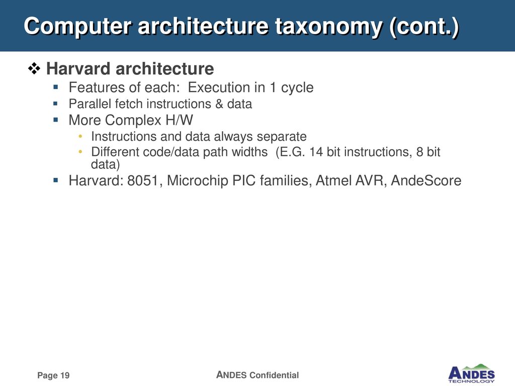 Andes Embedded Processors - ppt download