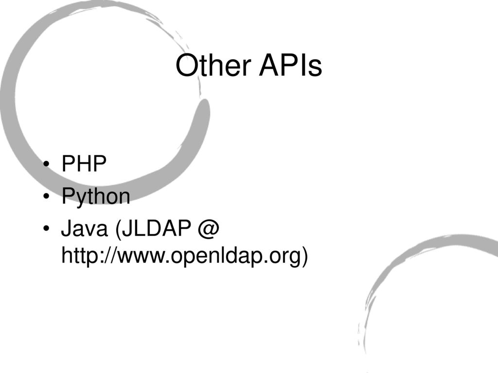 LDAP APIs CNS 4650 Fall 2004 Rev ppt download