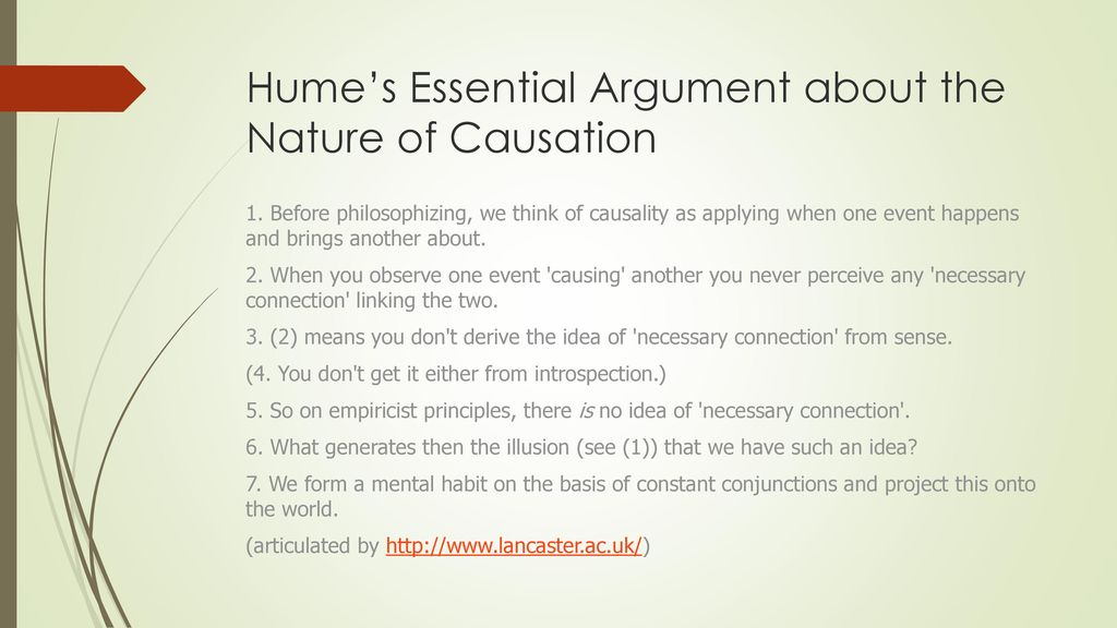 david hume cause and effect