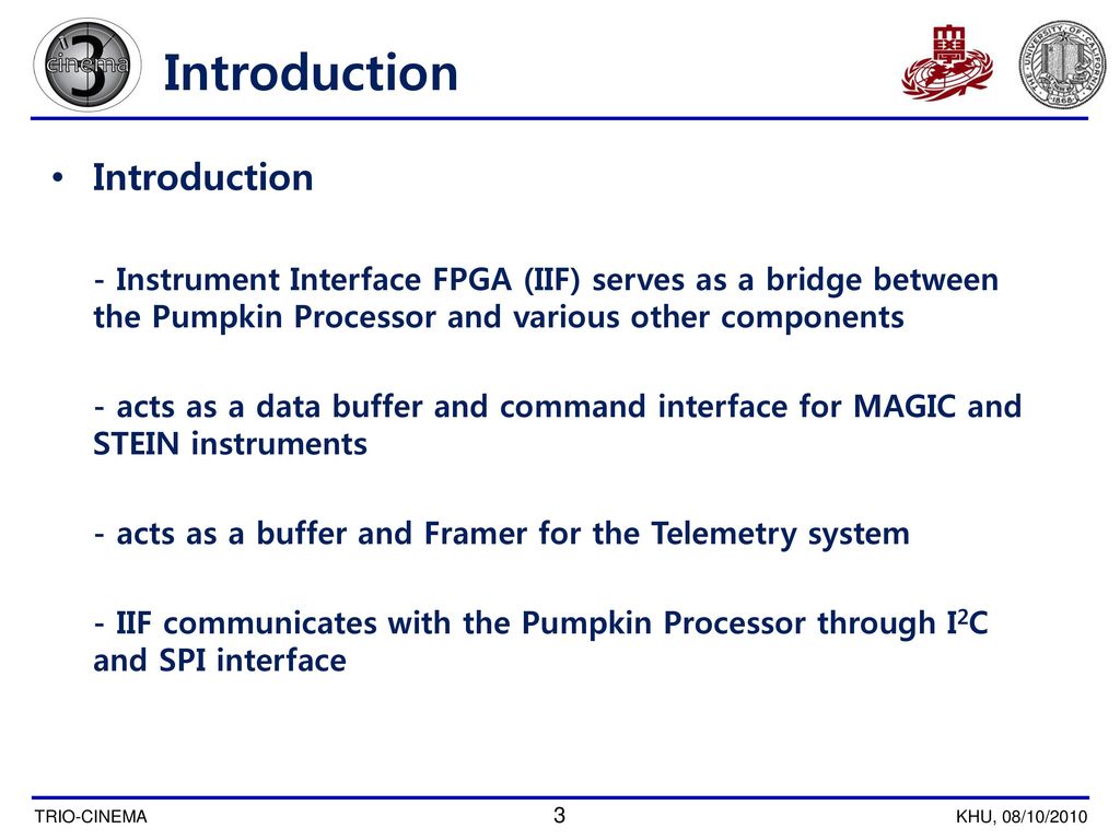 Instrument interface fpga ppt download