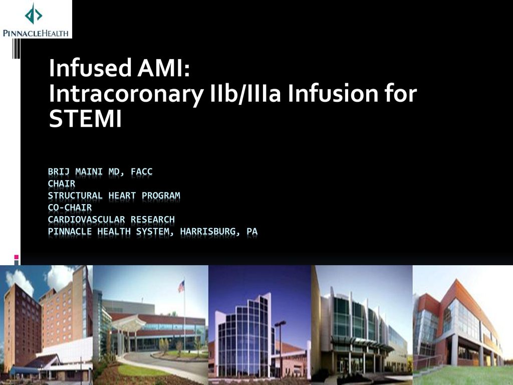 Infused AMI: Intracoronary IIb/IIIa Infusion for STEMI