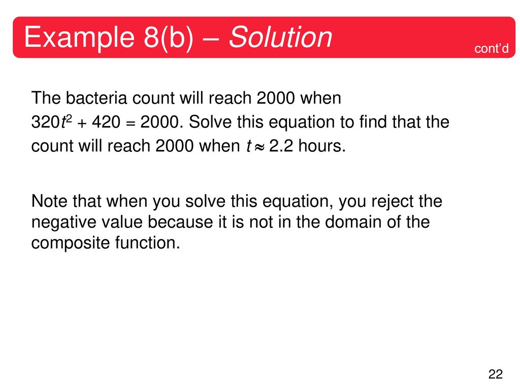 Example 8(b) – Solution cont’d.