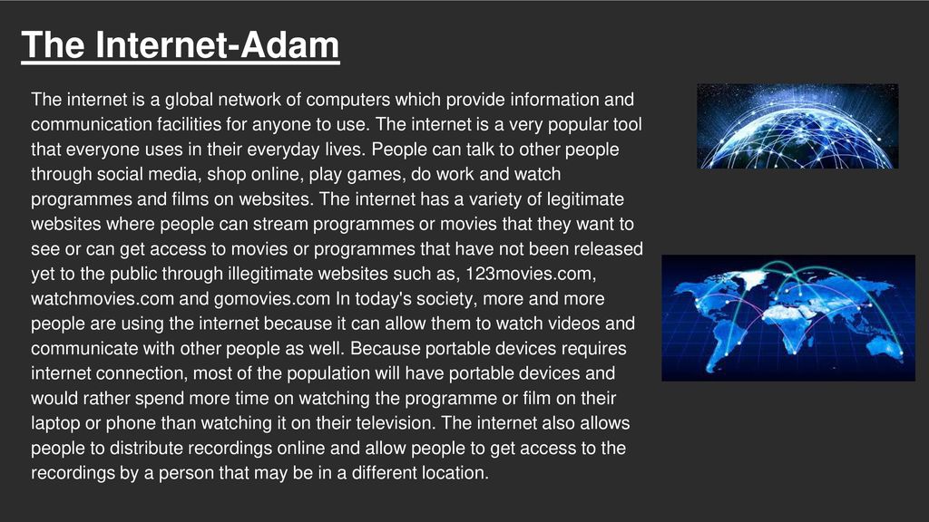 The Internet-Adam