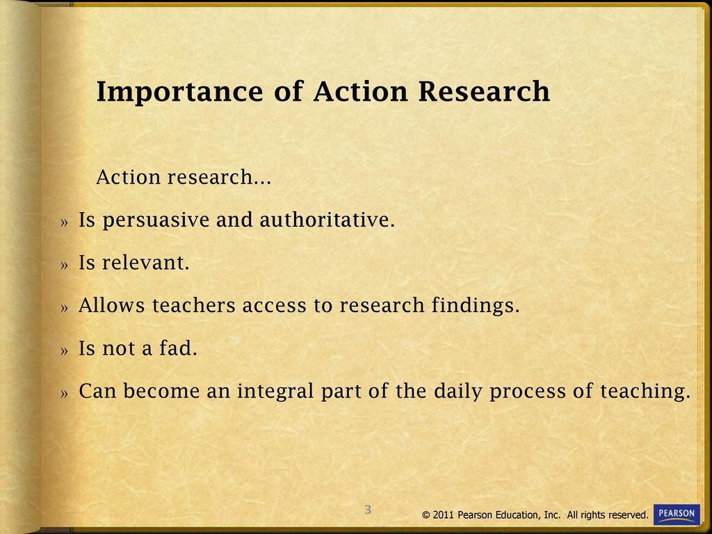 Importance of Action Research