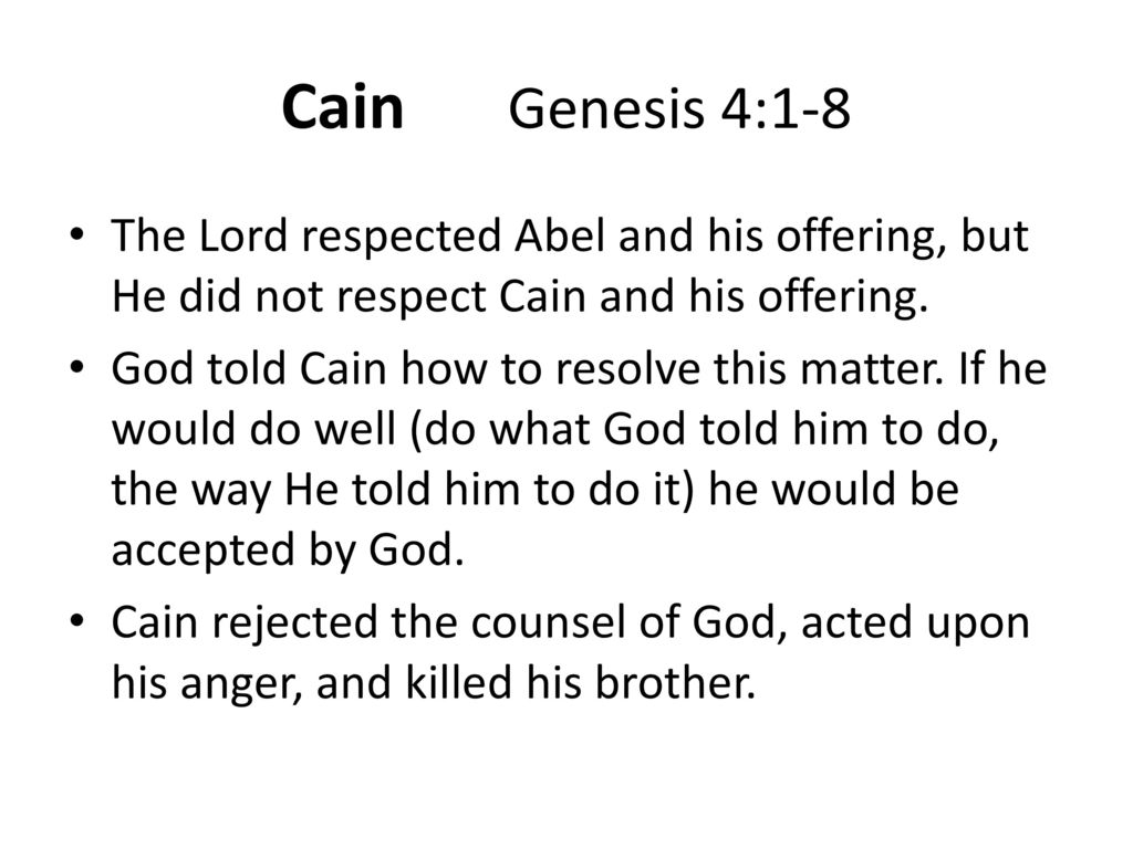 Spiritual Nearsightedness Ppt Download genesis-4-1-13-genesis-4-cain-was-religious-one-s-religious-service