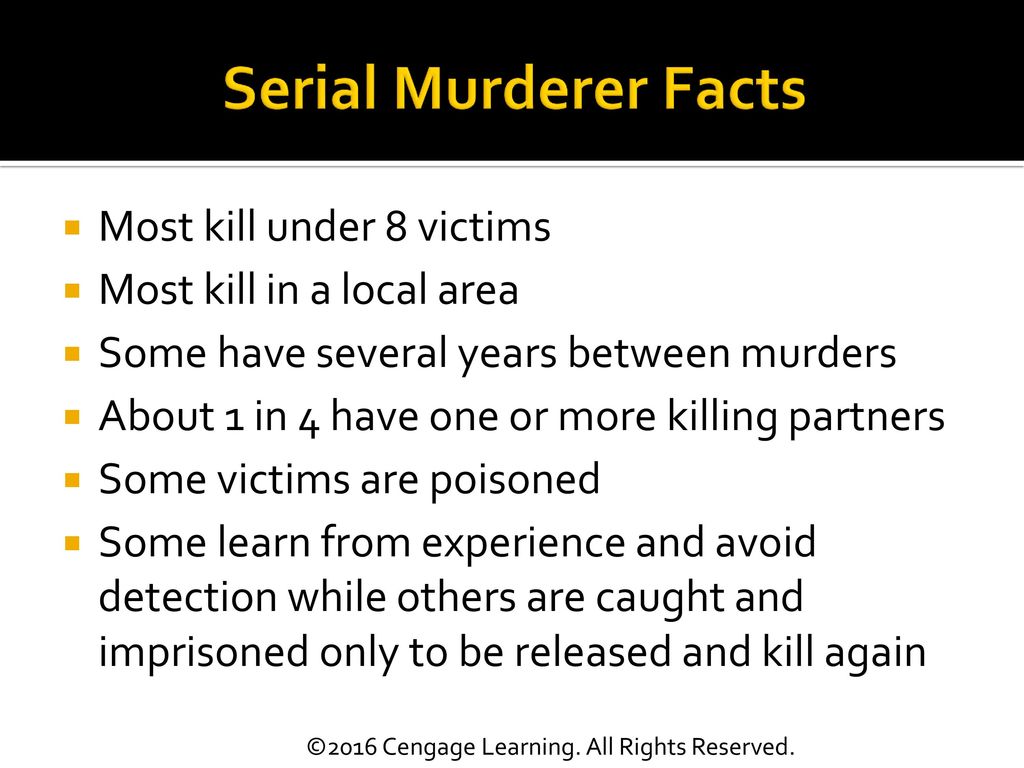 Chapter One Introduction The Phenomenon Of Serial Murder Ppt Download