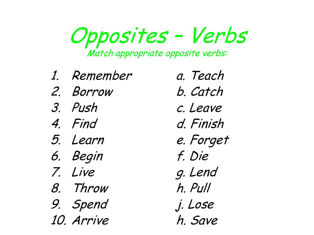 Match the verbs with the words. Opposite verbs. Opposite verbs в английском. Vocabulary opposite verbs. Teach opposite verb.