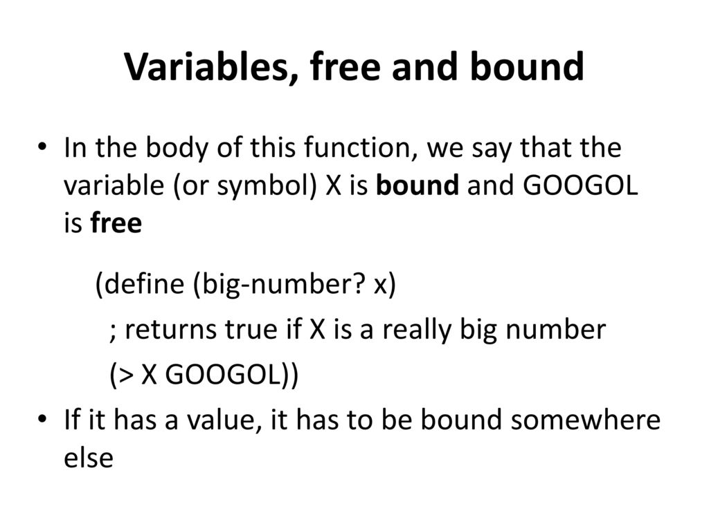 Variables, Environments And Closures - Ppt Download