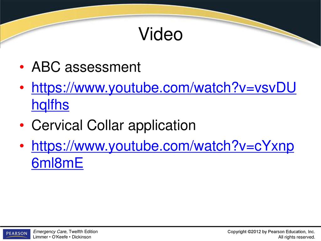 Video ABC assessment   v=vsvDUhqlfhs