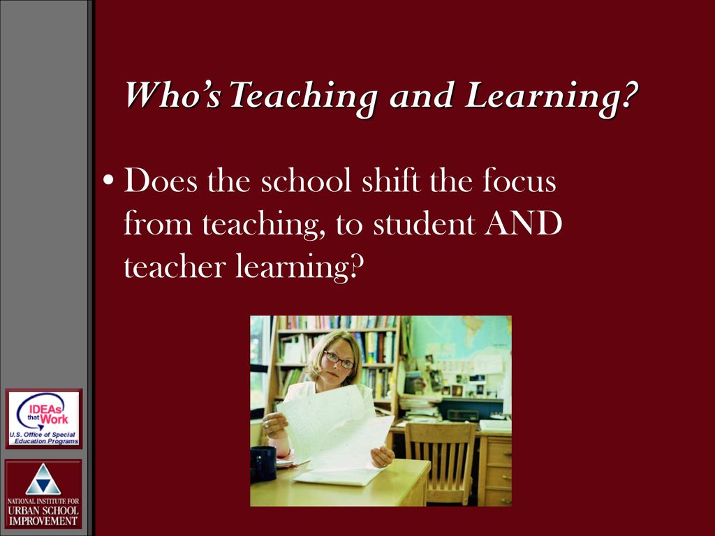 Who’s Teaching and Learning