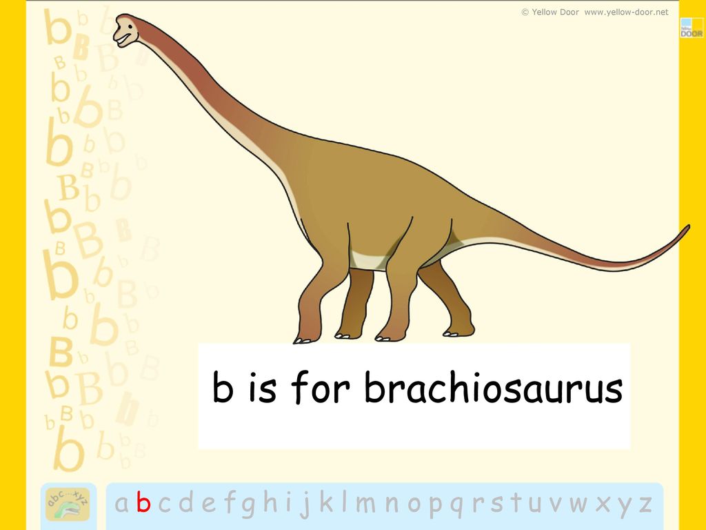 M Is For Me Brachiosaurus Personalisable Page Show Me How Ppt Download