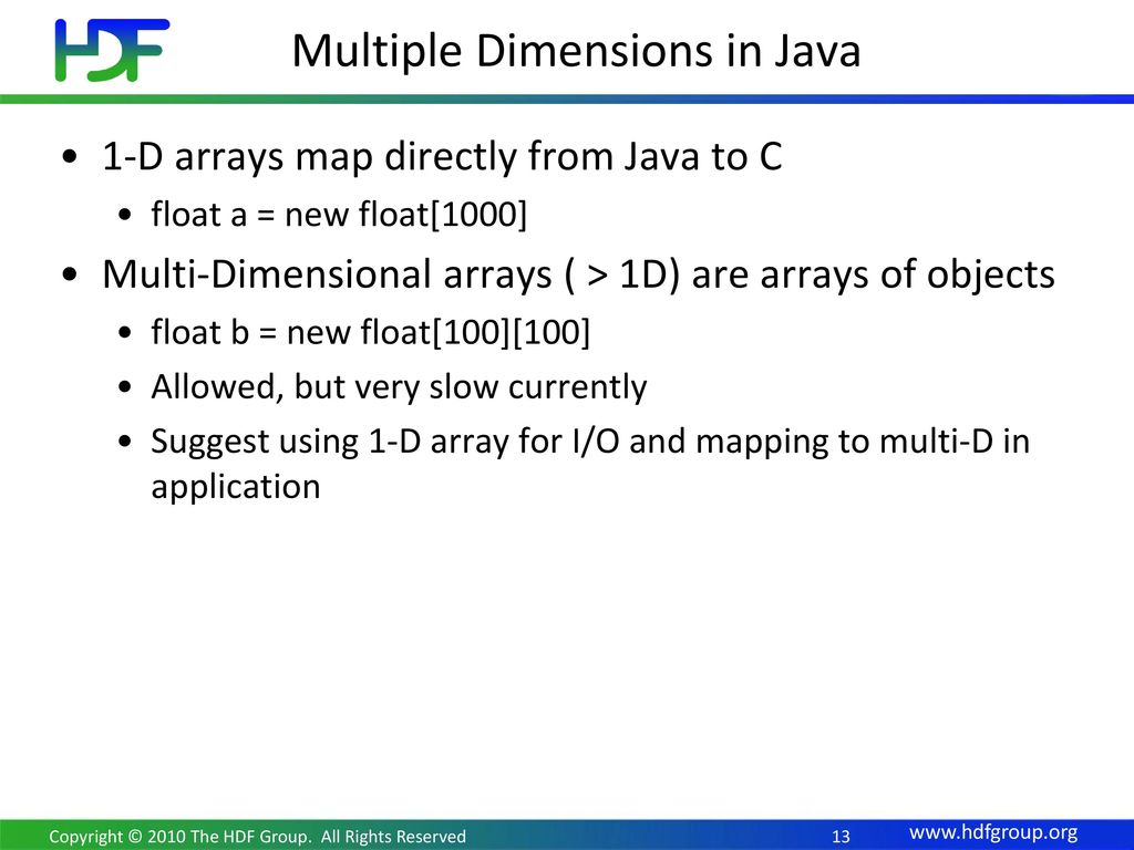 Introduction to HDF5 Session Four Java Products - ppt download