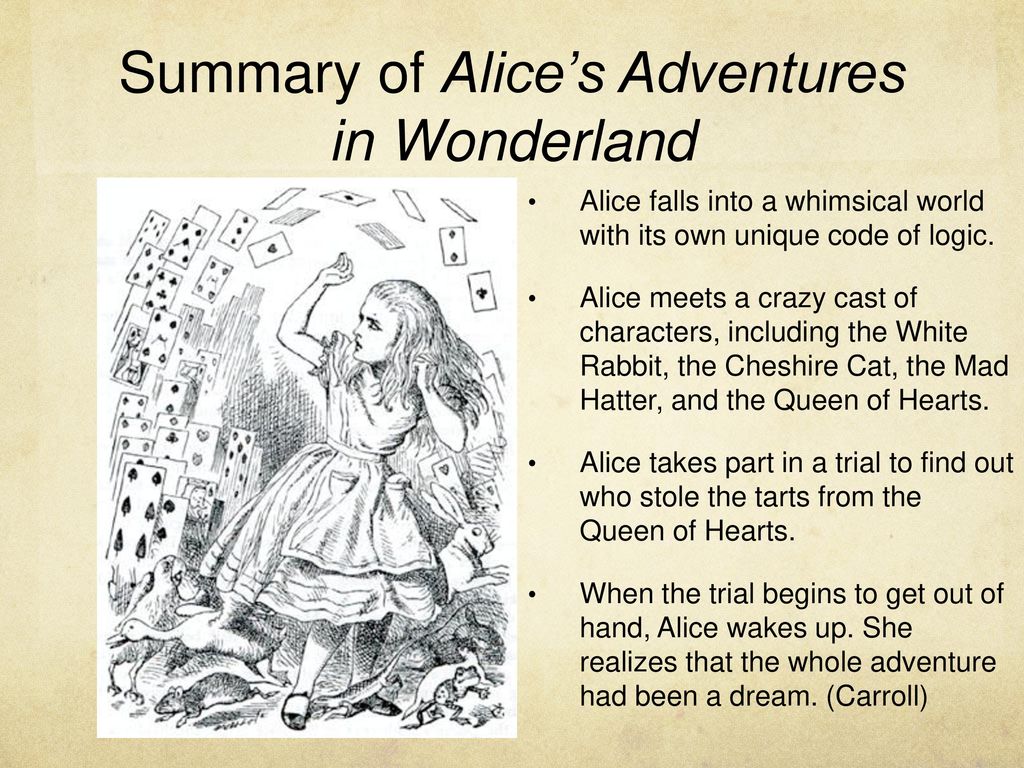 Alice's Adventures in Wonderland: A Parody of Pedagogy - ppt download
