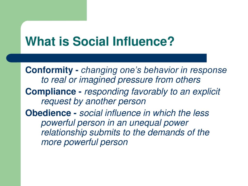 Chapter 6 Social Influence Ppt Download chapter-6-social-influence-ppt-download