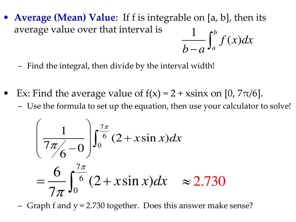 Ch 6 The Definite Integral Ppt Download