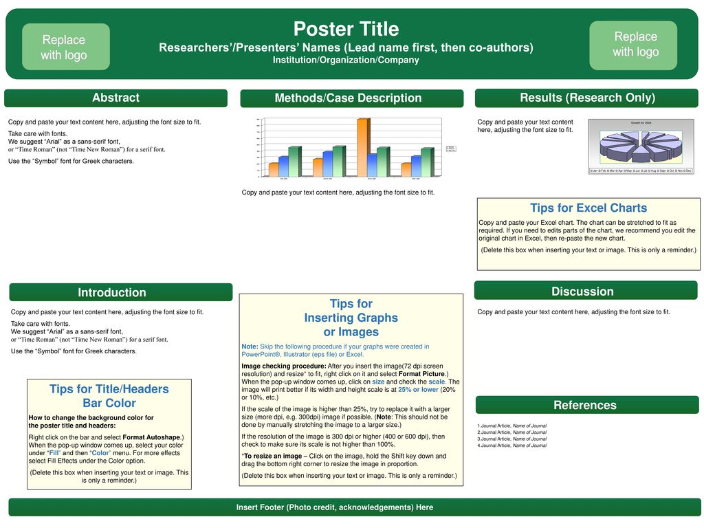 Poster Title Researchers’/Presenters’ Names (Lead name first, then co-authors) Institution/Organization/Company