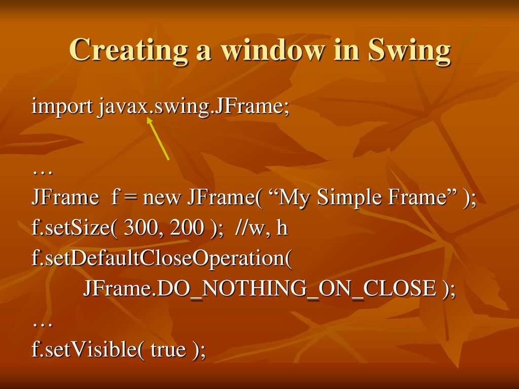 Graphical User Interface Programming - ppt download