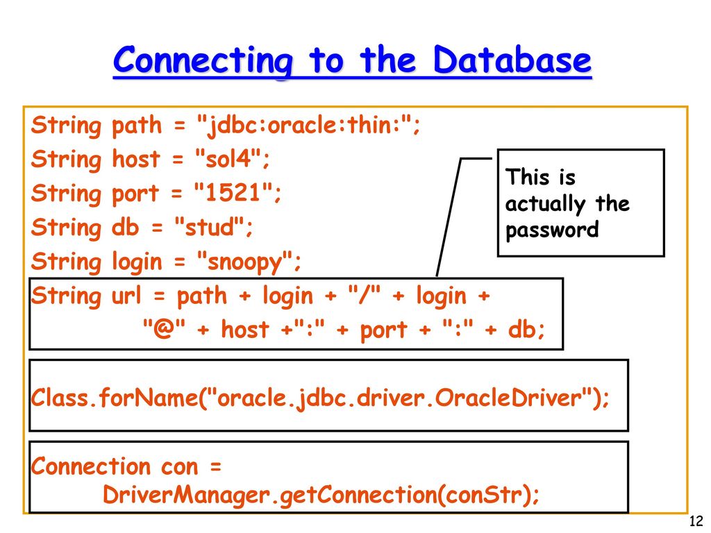 Jdbc java database connectivity ppt download