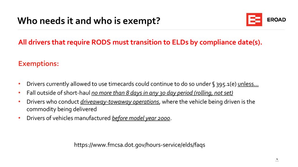 The Rapidly Approaching ELD Mandate: What you need to know, When you ...