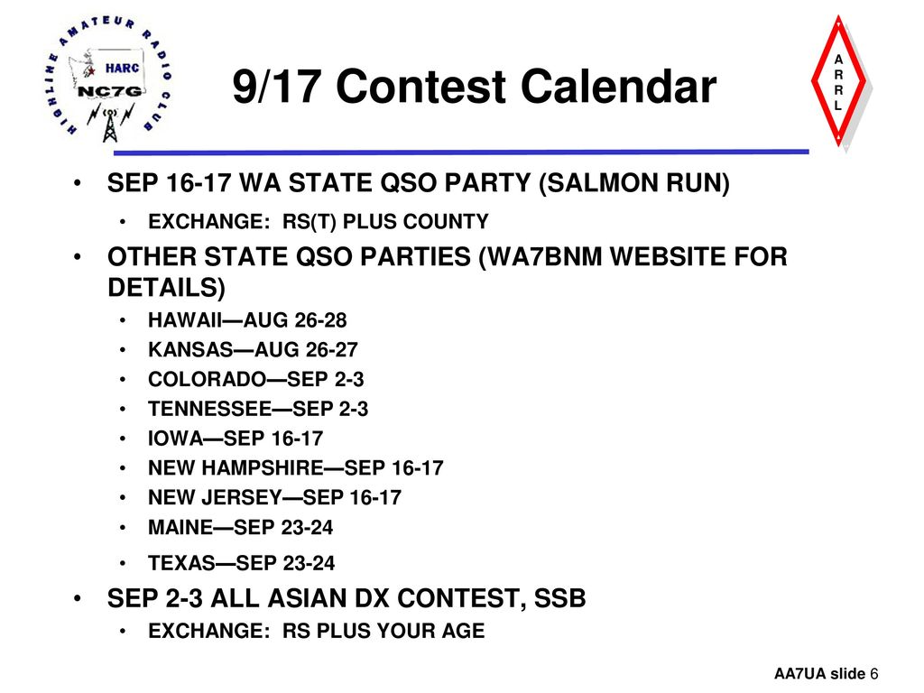 Wa7bnm 12 Month Contest Calendar prntbl concejomunicipaldechinu gov co