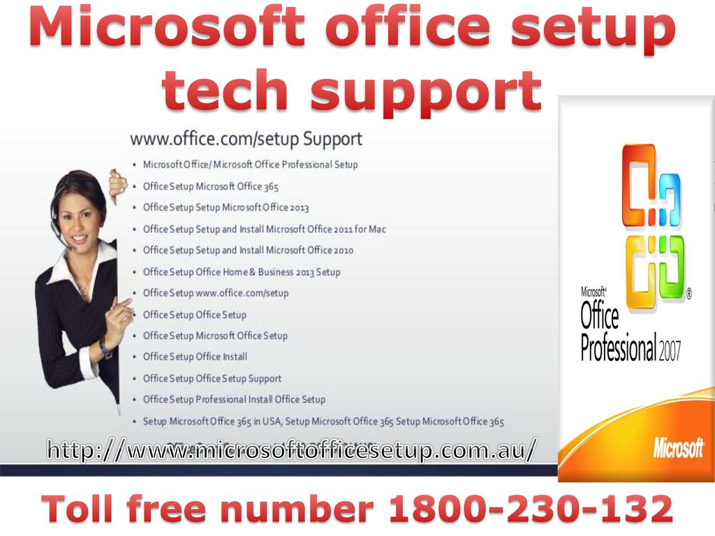 Microsoft office setup tech support