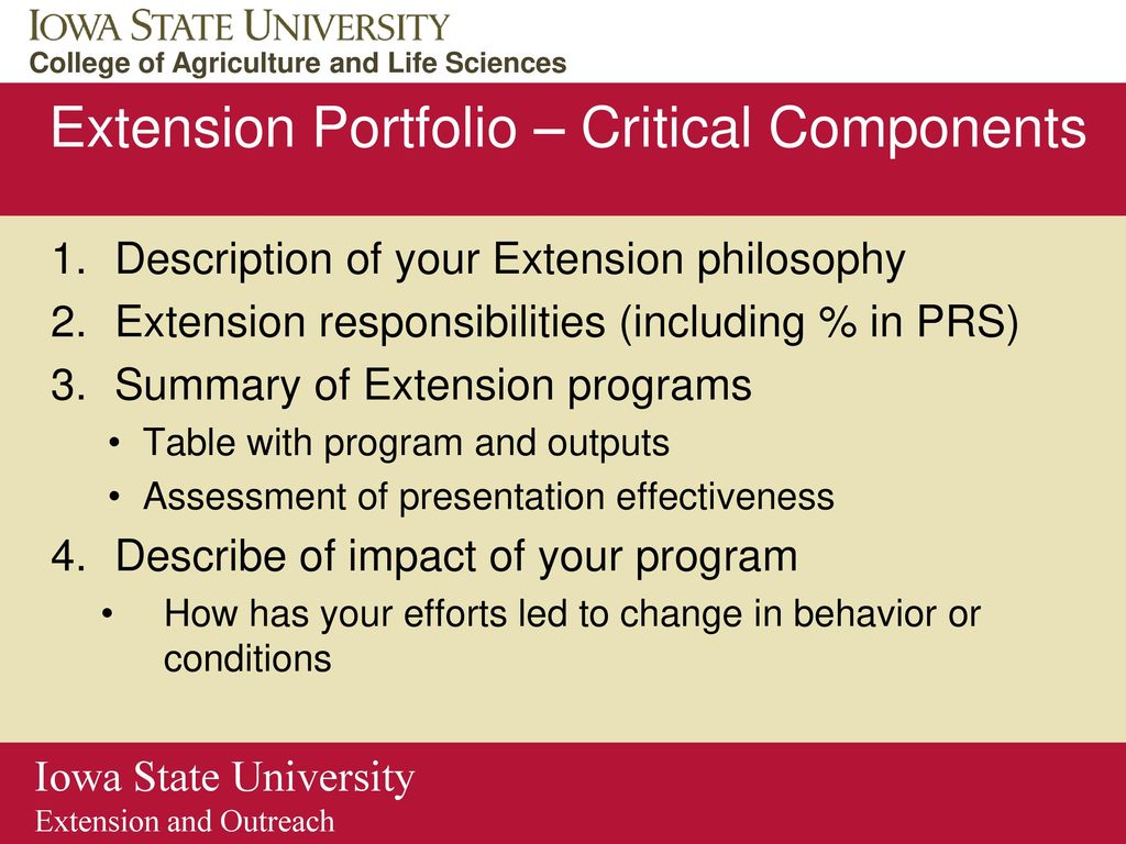 Portfolio development extension ppt download