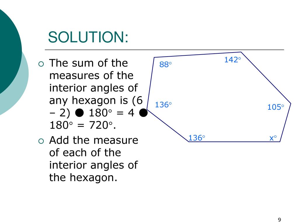 Angle Measures In Polygons Ppt Download