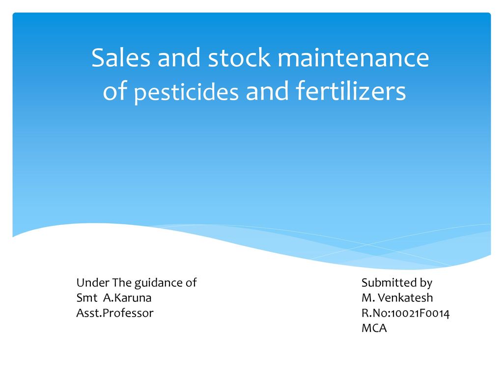 Fertilizers And Pesticides Phpsoftware Projects