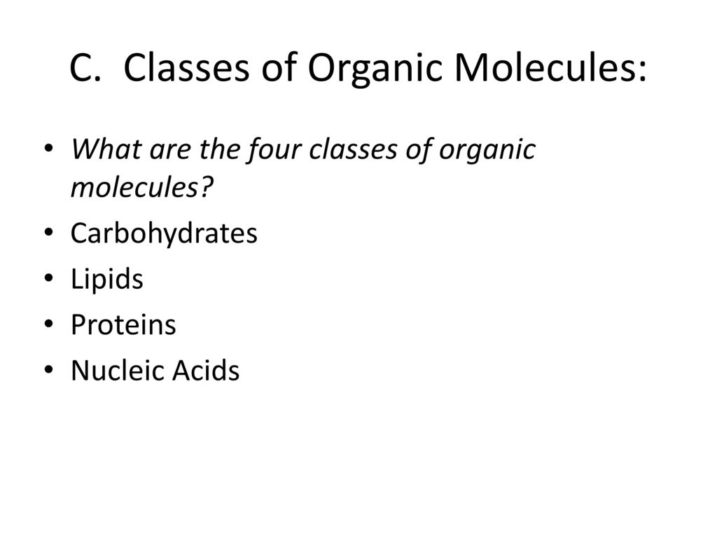 Chapter 2: Chemicals of Life - ppt download