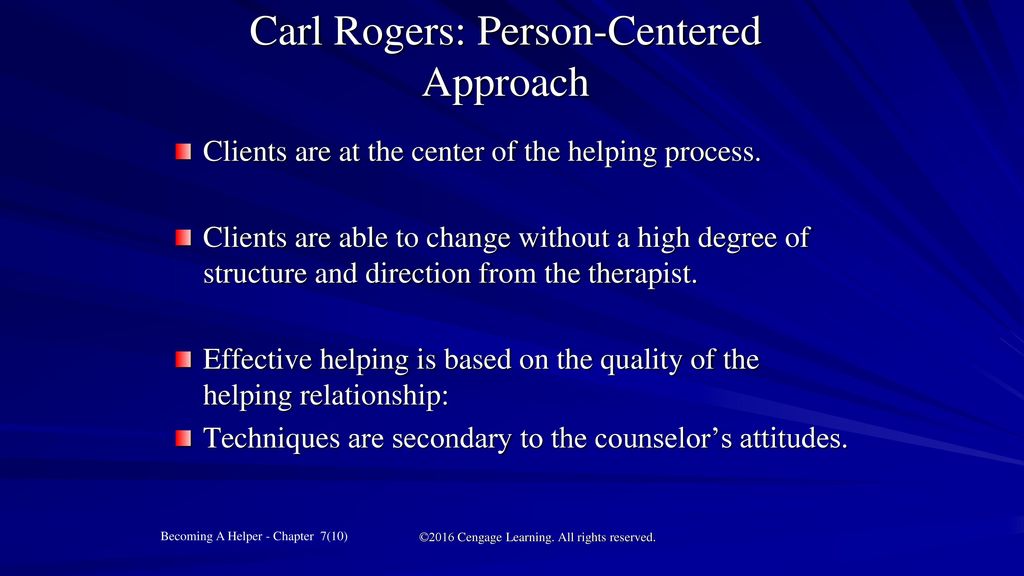 Carl Rogers: Person-Centered Approach