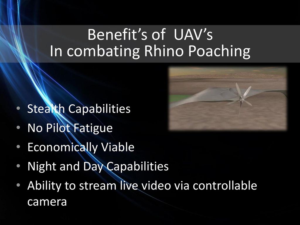 Unmanned Surveillance To combat Rhino Poaching - ppt download