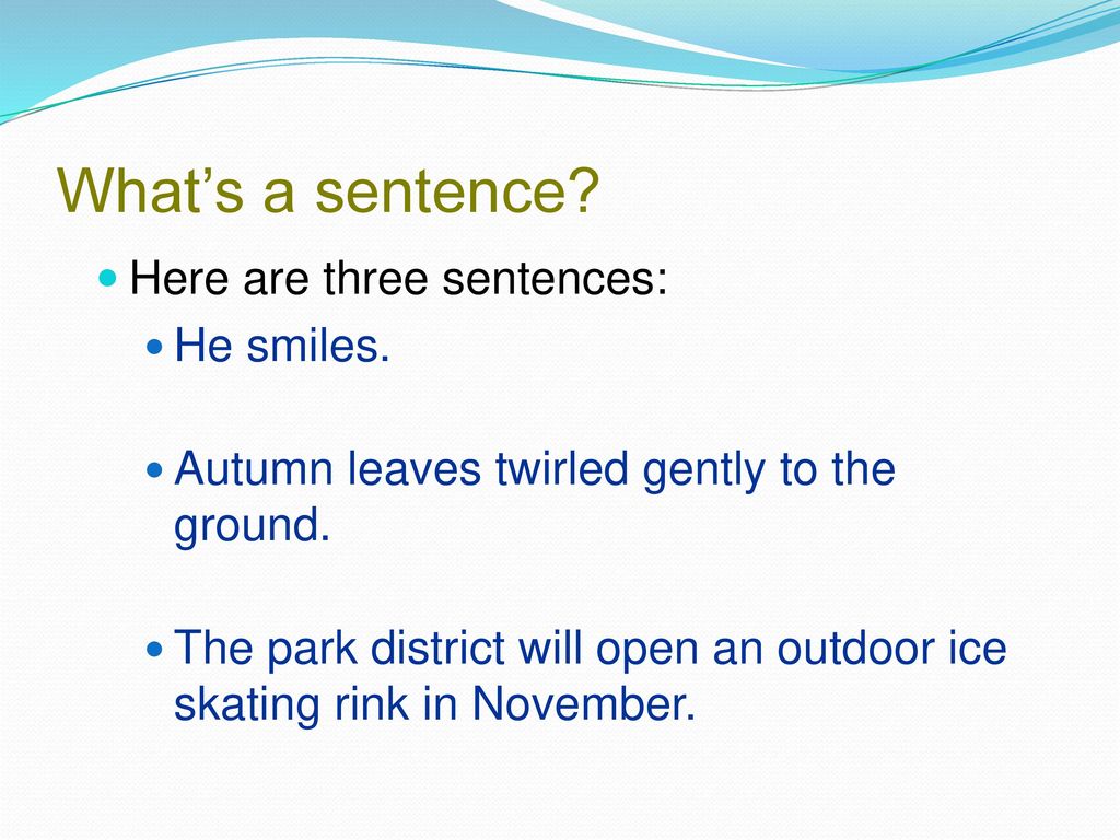 abstract sentence definition