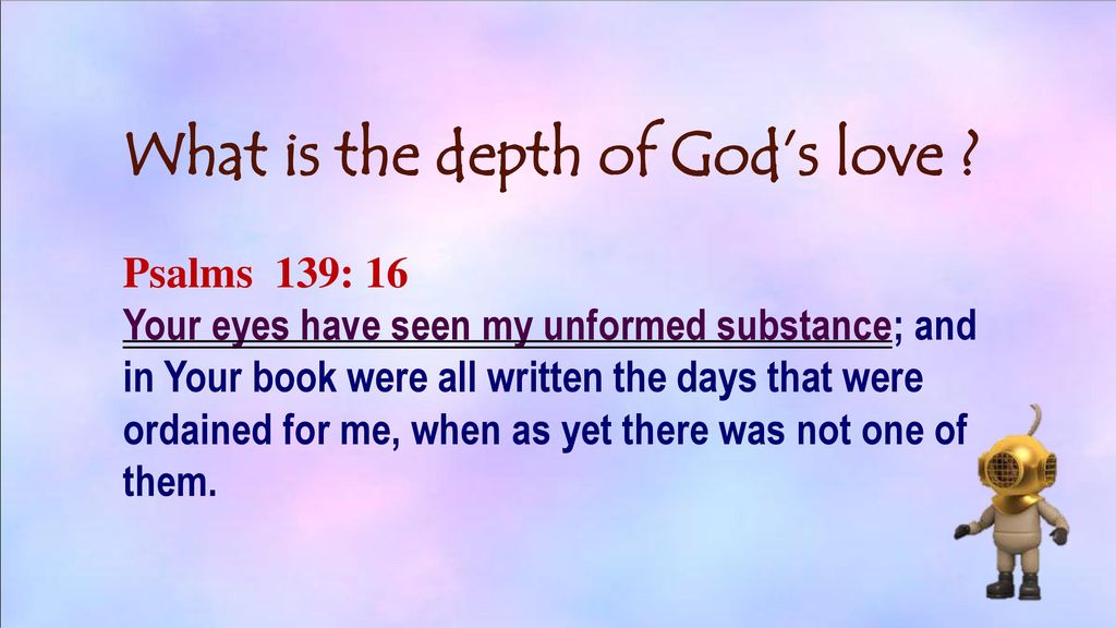 What is the depth of God’s love