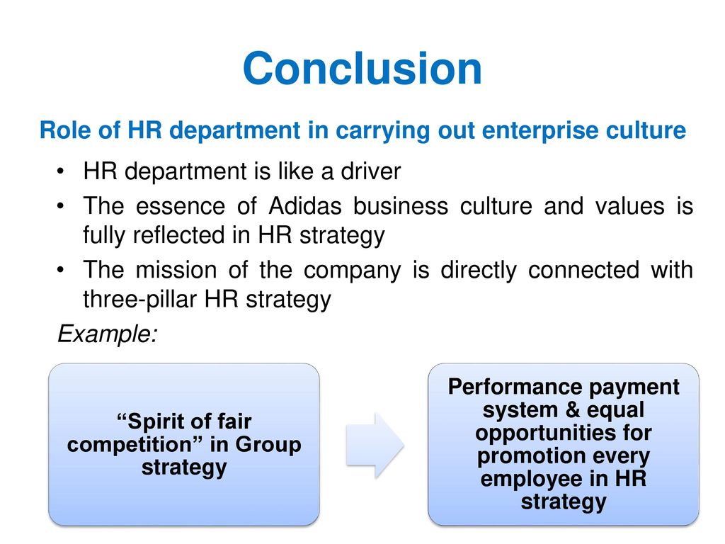 HR Strategy of Adidas Group - ppt