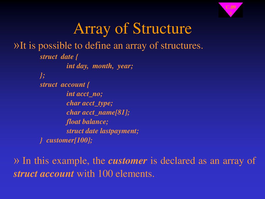 User defined data types structures in c ppt download