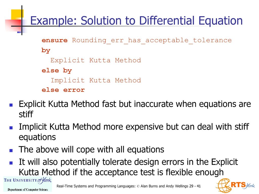 Example: Solution to Differential Equation