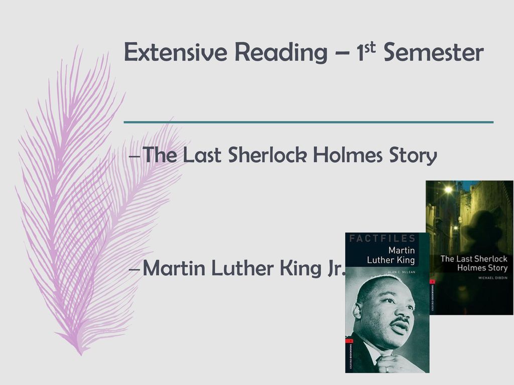 Extensive Reading – 1st Semester