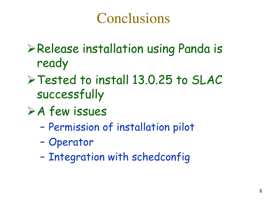 Panda based software installation ppt download