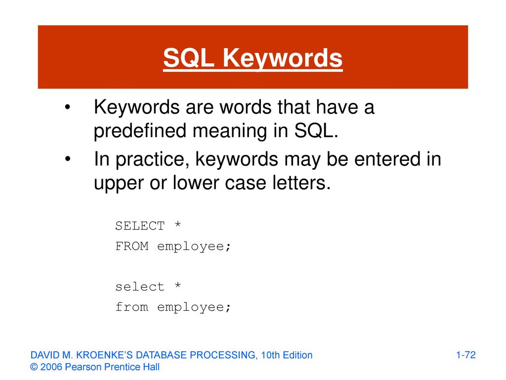 Cos 346 day 3 david m kroenke s database processing 10th edition