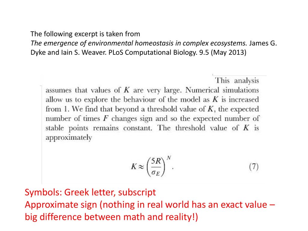 How to read and understand math in journal articles, books about ...