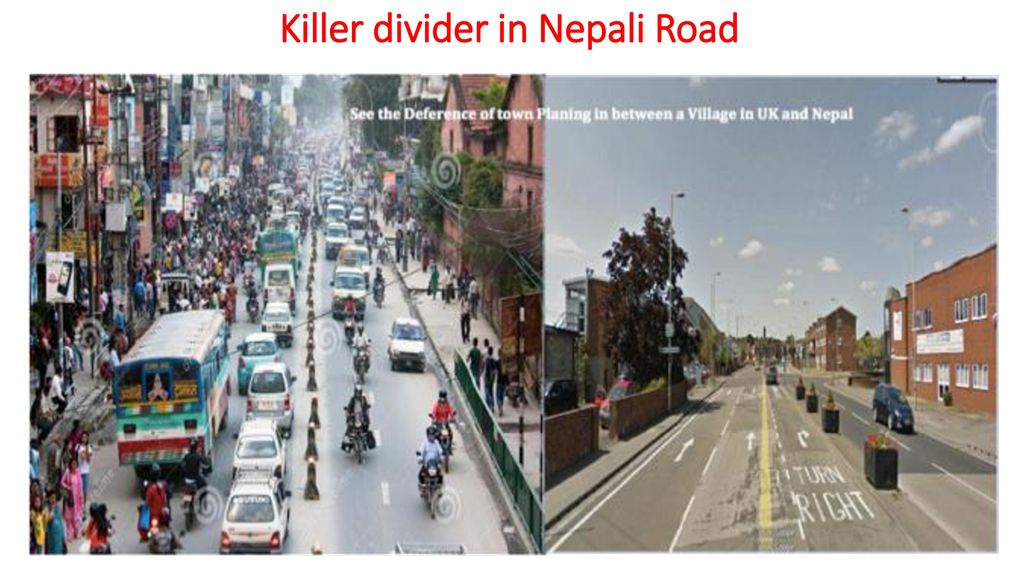 Killer divider in Nepali Road