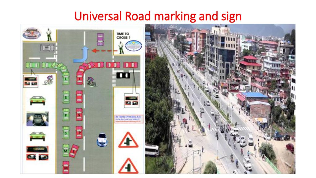 Universal Road marking and sign