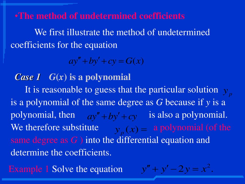 Differential equations - ppt download
