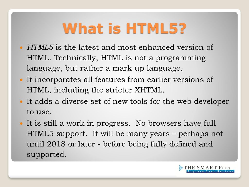 Is HTML5 a new version of HTML?