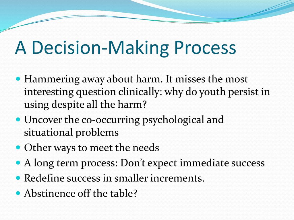 A Decision-Making Process