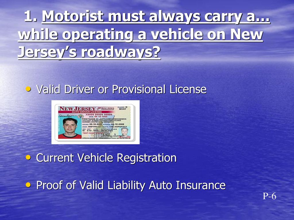 NEW JERSEY DRIVER LICENSE SYSTEM Chapter 1 P Ppt Download new-jersey-driver-license-system-chapter-1-p-ppt-download