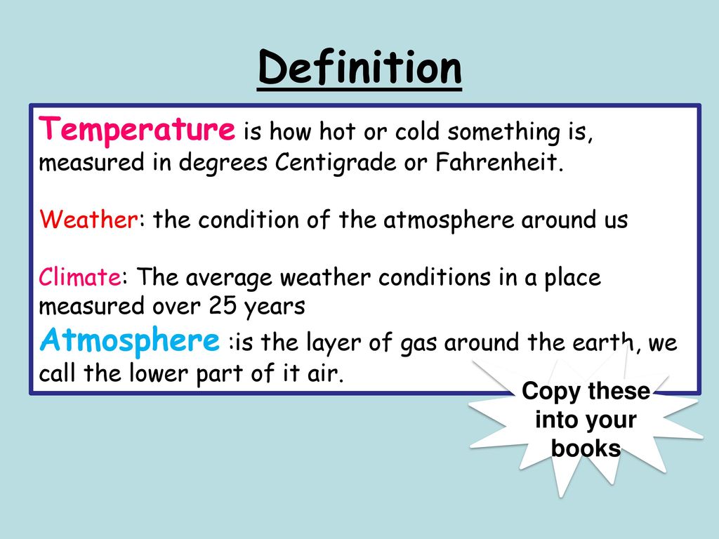 Ambient Temperature, Definition & Importance - Video & Lesson Transcript